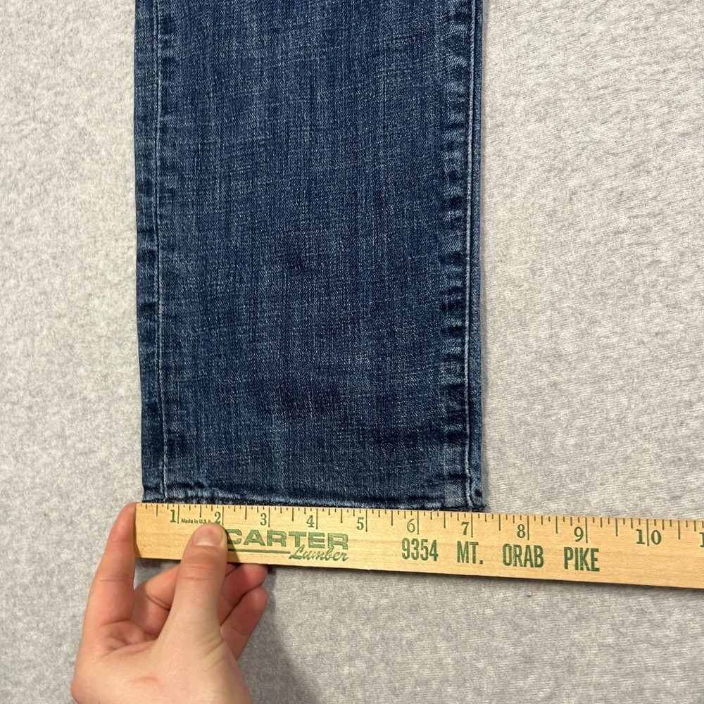 Lucky Brand Jeans Mens 32x30 (Tag 33x32) Blue Heritage Slim 121 Cotton Denim - Picture 6 of 11